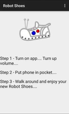 Emulate Android APK Robot Shoes