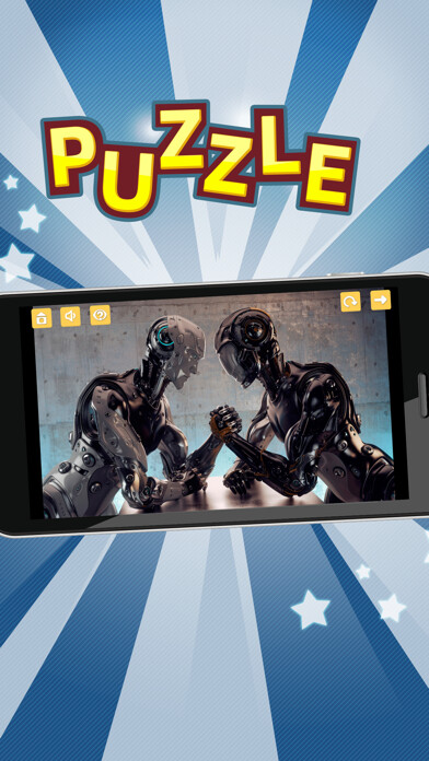 Emulate iPhone app Robots New Jigsaw Puzzles 2017 using MyAndroid Emulate iPhone app Robots New Jigsaw Puzzles 2017 using MyAndroid