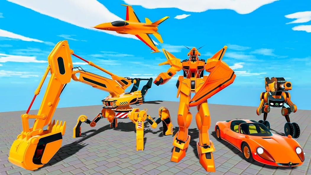 Run android online APK Robot Transform Excavator Game from MyAndroid or emulate Robot Transform Excavator Game using MyAndroid