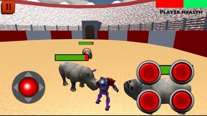 Emulate iPhone app Robot VS Angry Bull using MyAndroid Emulate iPhone app Robot VS Angry Bull using MyAndroid