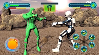Emulate iPhone app Robot vs Superhero Fighting 3D using MyAndroid Emulate iPhone app Robot vs Superhero Fighting 3D using MyAndroid