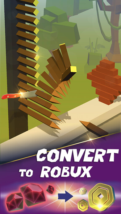 Emulate iPhone app Robux Knives for Roblox using MyAndroid