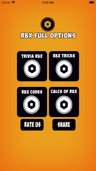 Emulate iPhone app Robux Options for Roblox using MyAndroid