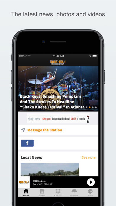 Emulate iPhone app Rock 107.1 KJML using MyAndroid Emulate iPhone app Rock 107.1 KJML using MyAndroid
