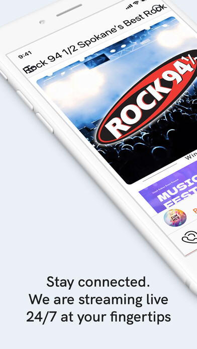 Emulate iPhone app Rock 94 1/2 using MyAndroid Emulate iPhone app Rock 94 1/2 using MyAndroid