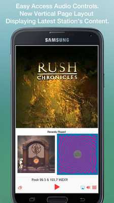 Emulate Android APK Rock 99.3  103.7 WZXR