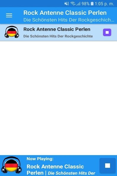 Run android online APK Rock Antenne Classic Perlen from MyAndroid or emulate Rock Antenne Classic Perlen using MyAndroid