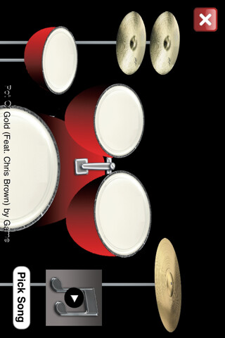 Emulate iPhone app Rock Drums using MyAndroid