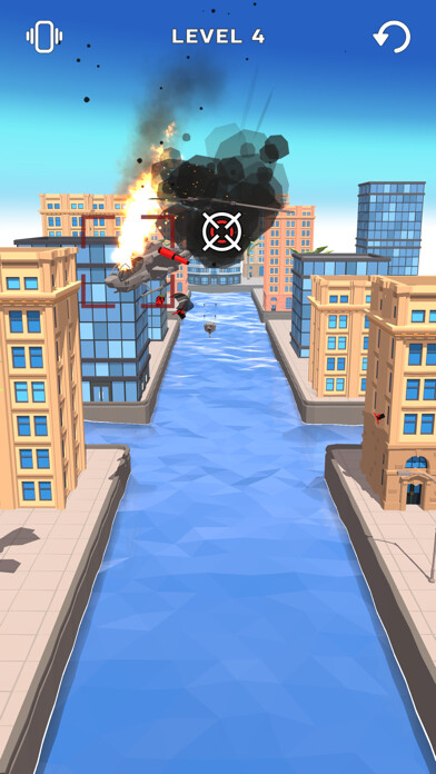 Emulate iPhone app Rocket Bomber using MyAndroid