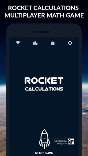 Run android online APK Rocket Calculations - multiplayer math game from MyAndroid or emulate Rocket Calculations - multiplayer math game using MyAndroid