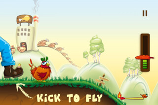 Emulate iPhone app Rocket Chicken (Fly Without Wings) using MyAndroid