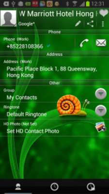 Emulate Android APK RocketDial Green3rd Theme