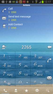 Emulate Android APK RocketDial SeaShore Theme (HD)