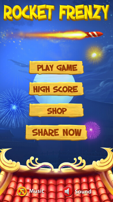 Emulate iPhone app Rocket Frenzy Deluxe HD using MyAndroid