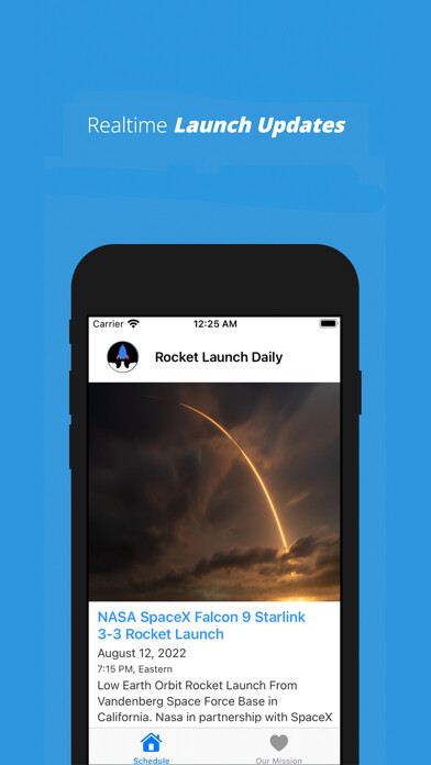 Emulate iPhone app Rocket Launch Daily using MyAndroid Emulate iPhone app Rocket Launch Daily using MyAndroid