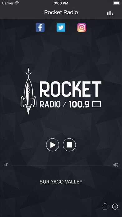 Emulate iPhone app Rocket Radio using MyAndroid