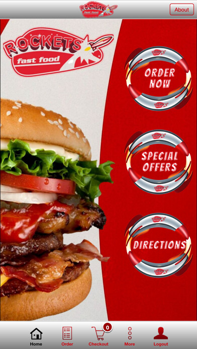Emulate iPhone app Rockets Fast Food using MyAndroid Emulate iPhone app Rockets Fast Food using MyAndroid
