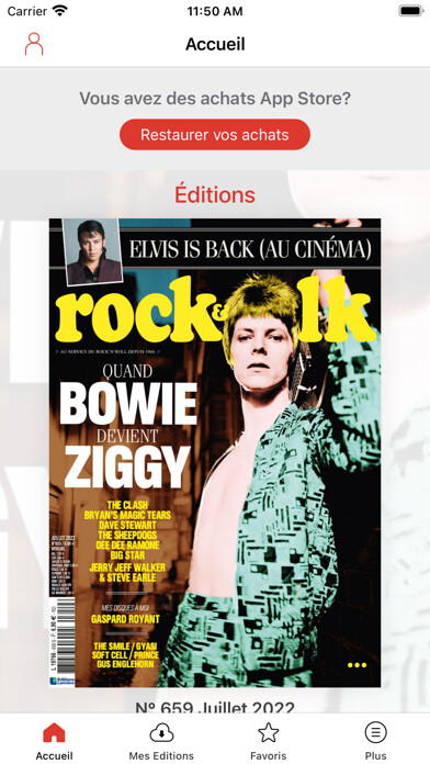 Emulate iPhone app Rock&Folk Magazine using MyAndroid Emulate iPhone app Rock&Folk Magazine using MyAndroid