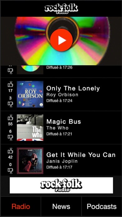Emulate iPhone app rock&folk radio using MyAndroid Emulate iPhone app rock&folk radio using MyAndroid