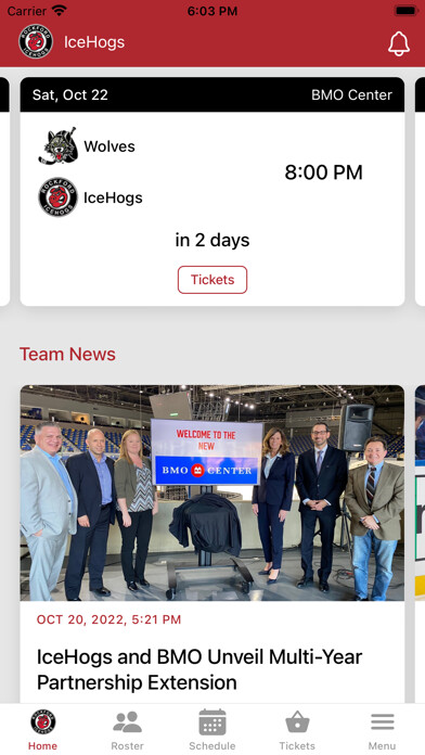 Emulate iPhone app Rockford IceHogs using MyAndroid Emulate iPhone app Rockford IceHogs using MyAndroid
