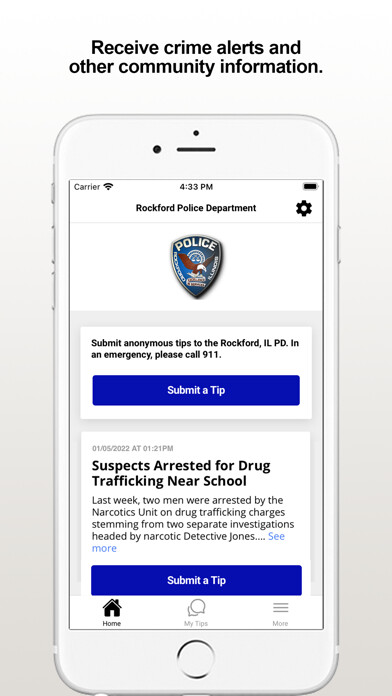 Emulate iPhone app Rockford PD using MyAndroid Emulate iPhone app Rockford PD using MyAndroid