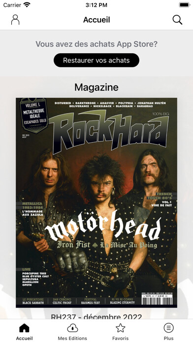 Emulate iPhone app Rock Hard France Mag using MyAndroid Emulate iPhone app Rock Hard France Mag using MyAndroid