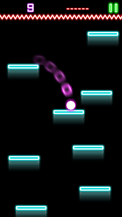 Emulate iPhone app Rock Hero Drop in glowing light shaft scrolling at speed using MyAndroid Emulate iPhone app Rock Hero Drop in glowing light shaft scrolling at speed using MyAndroid