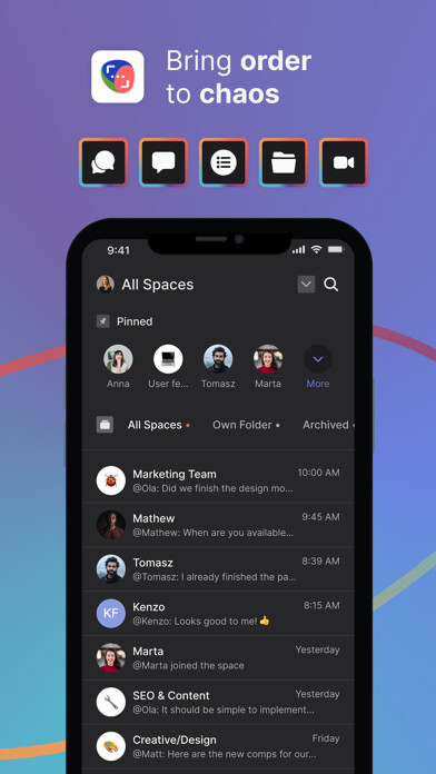 Emulate iPhone app Rock - Messenger, Tasks, Notes using MyAndroid Emulate iPhone app Rock - Messenger, Tasks, Notes using MyAndroid