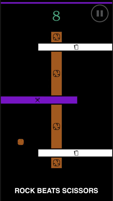 Emulate iPhone app Rock Paper Avoid using MyAndroid