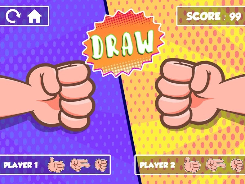 Run android online APK Rock Paper Scissors Epic Fight from MyAndroid or emulate Rock Paper Scissors Epic Fight using MyAndroid