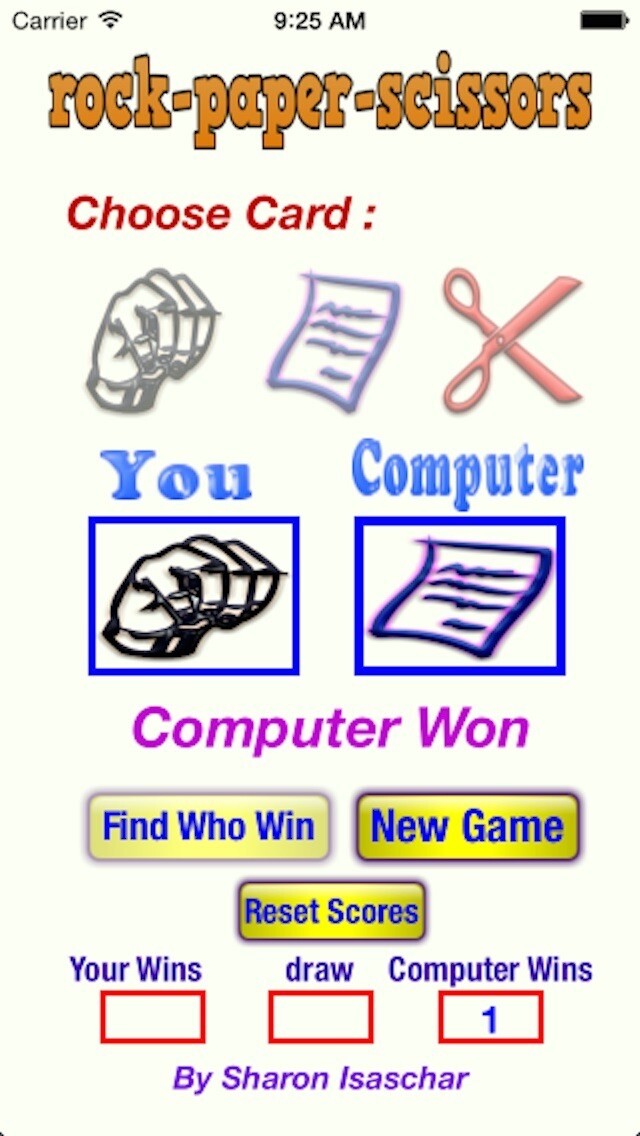 Emulate iPhone app Rock Paper Scissors Free Game using MyAndroid Emulate iPhone app Rock Paper Scissors Free Game using MyAndroid