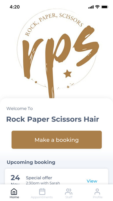 Emulate iPhone app Rock Paper Scissors Hair using MyAndroid Emulate iPhone app Rock Paper Scissors Hair using MyAndroid