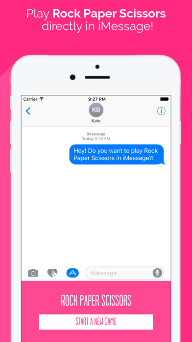 Emulate iPhone app Rock Paper Scissors iMessage using MyAndroid Emulate iPhone app Rock Paper Scissors iMessage using MyAndroid