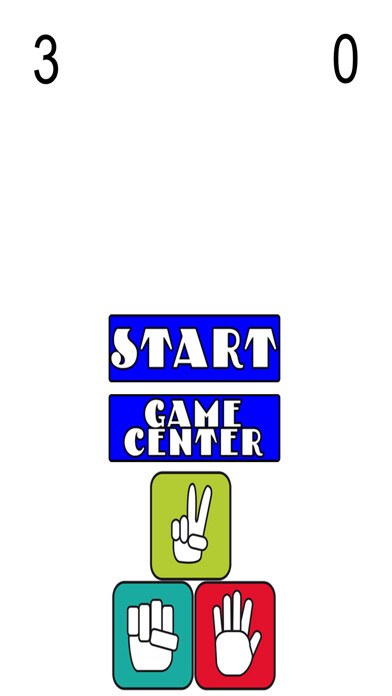 Emulate iPhone app Rock Paper Scissors - Piedra Papel Tijera using MyAndroid