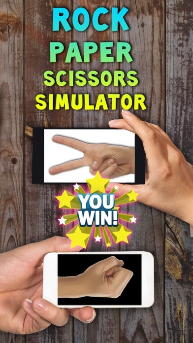 Emulate iPhone app Rock Paper Scissors Simulator using MyAndroid