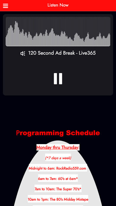 Emulate iPhone app Rock Radio 559 App using MyAndroid Emulate iPhone app Rock Radio 559 App using MyAndroid