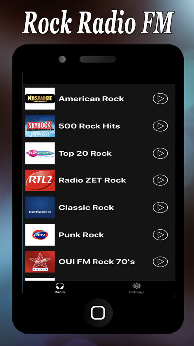 Emulate iPhone app Rock Radio FM using MyAndroid Emulate iPhone app Rock Radio FM using MyAndroid