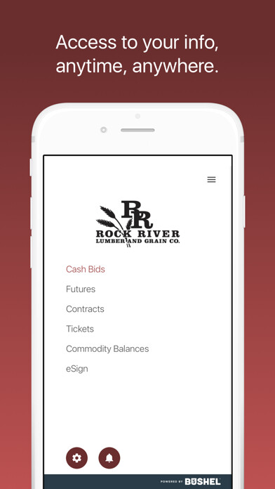 Emulate iPhone app Rock River Lumber & Grain using MyAndroid