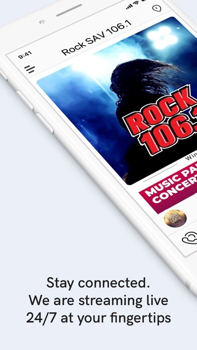 Emulate iPhone app Rock SAV 106.1 using MyAndroid Emulate iPhone app Rock SAV 106.1 using MyAndroid