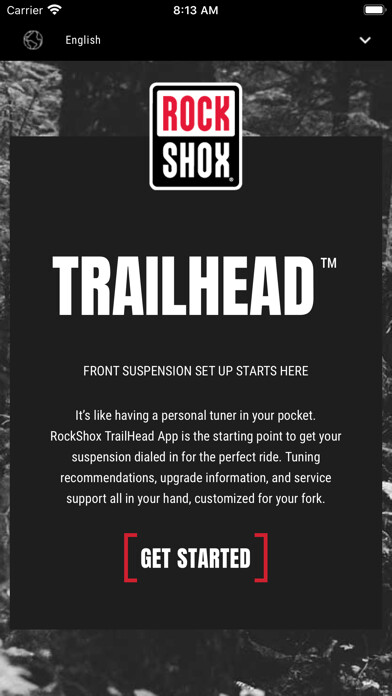 Emulate iPhone app RockShox TrailHead using MyAndroid Emulate iPhone app RockShox TrailHead using MyAndroid