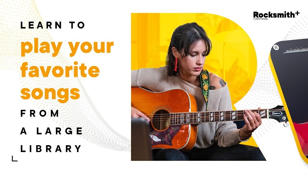 Run android online APK Rocksmith+ Learn, Practice,   from MyAndroid or emulate Rocksmith+ Learn, Practice,   using MyAndroid