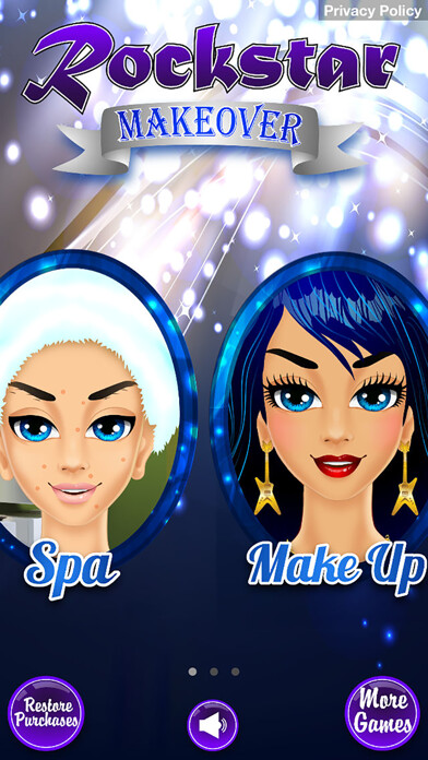 Emulate iPhone app Rockstar Makeover - Girl Makeup Salon & Kids Games using MyAndroid Emulate iPhone app Rockstar Makeover - Girl Makeup Salon & Kids Games using MyAndroid