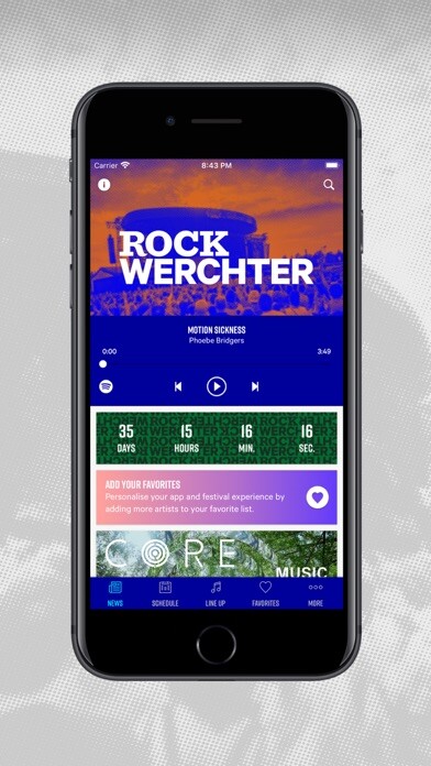 Emulate iPhone app Rock Werchter using MyAndroid Emulate iPhone app Rock Werchter using MyAndroid