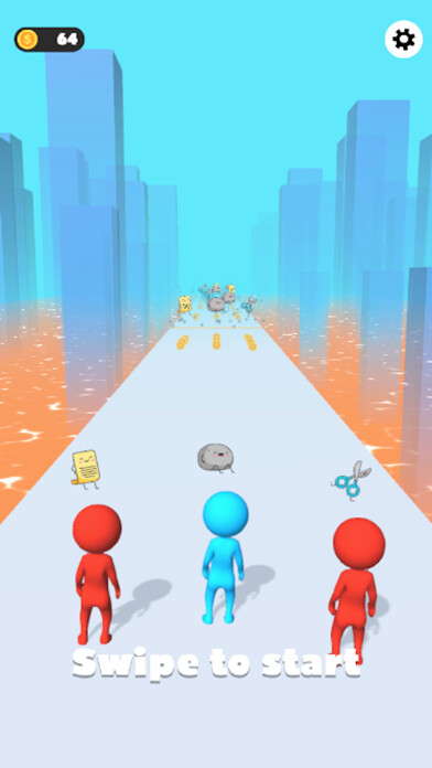 Emulate iPhone app Rock X Paper Rush using MyAndroid Emulate iPhone app Rock X Paper Rush using MyAndroid
