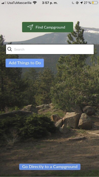 Emulate iPhone app Rocky Mountain Recreation App using MyAndroid