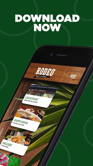 Emulate iPhone app Rodeo Mexican Grill using MyAndroid