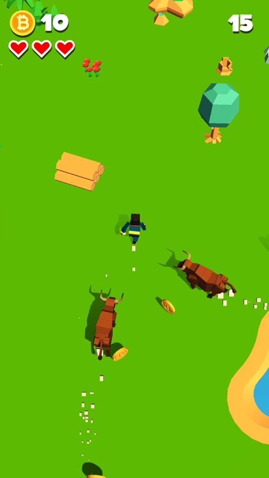 Emulate iPhone app Rodeo Rush - Bull Stampede using MyAndroid
