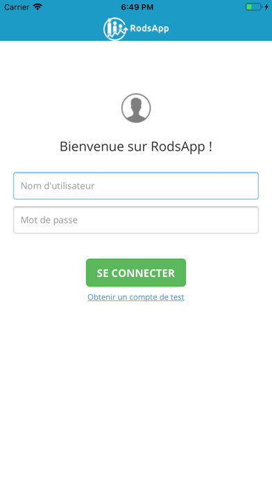 Emulate iPhone app RodsApp using MyAndroid