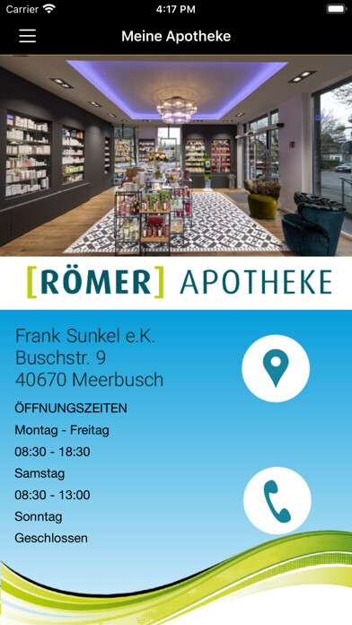 Emulate iPhone app Roemer-APOTHEKE using MyAndroid Emulate iPhone app Roemer-APOTHEKE using MyAndroid