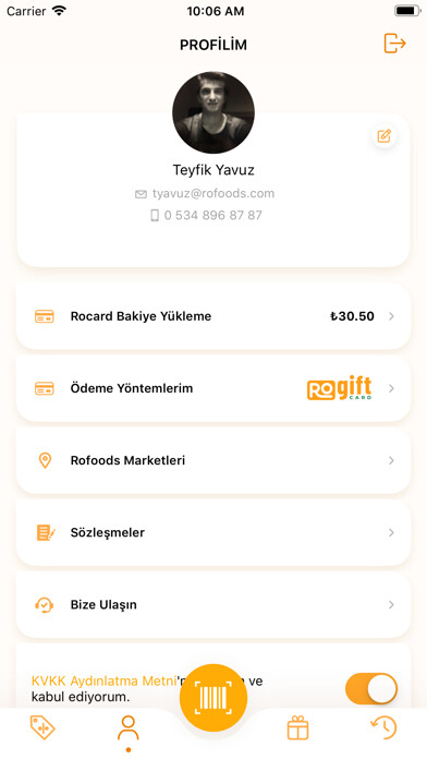 Emulate iPhone app Rofoods using MyAndroid Emulate iPhone app Rofoods using MyAndroid